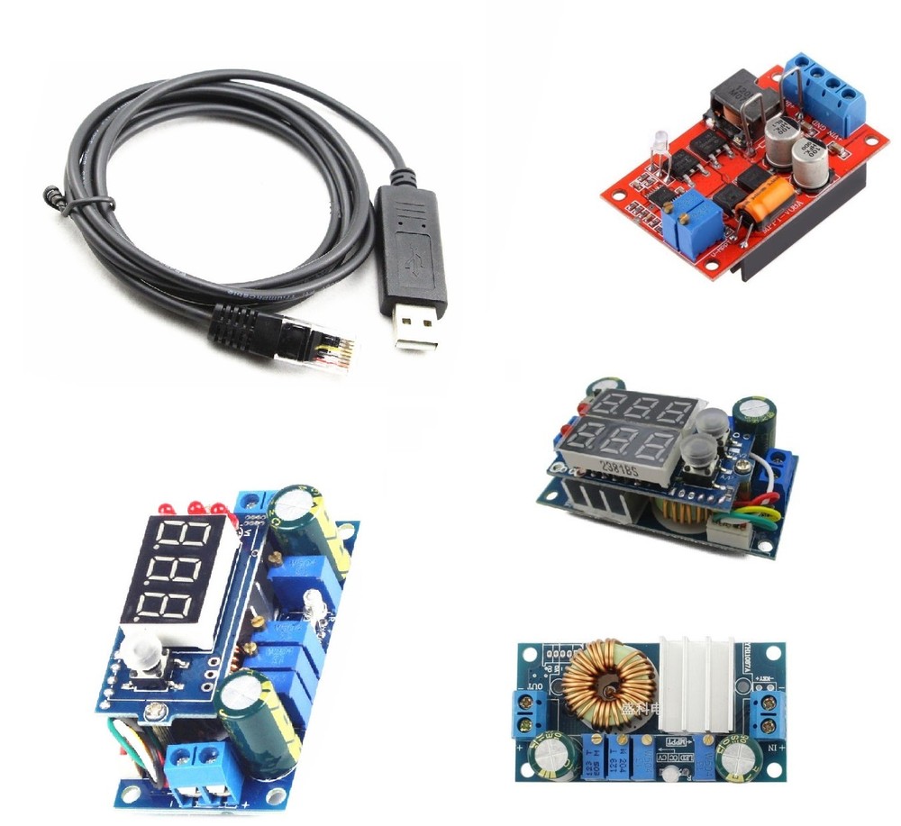 5A CC/CV MPPT Solar Panel Controller Charging Module LED DC-DC Step-down NEW