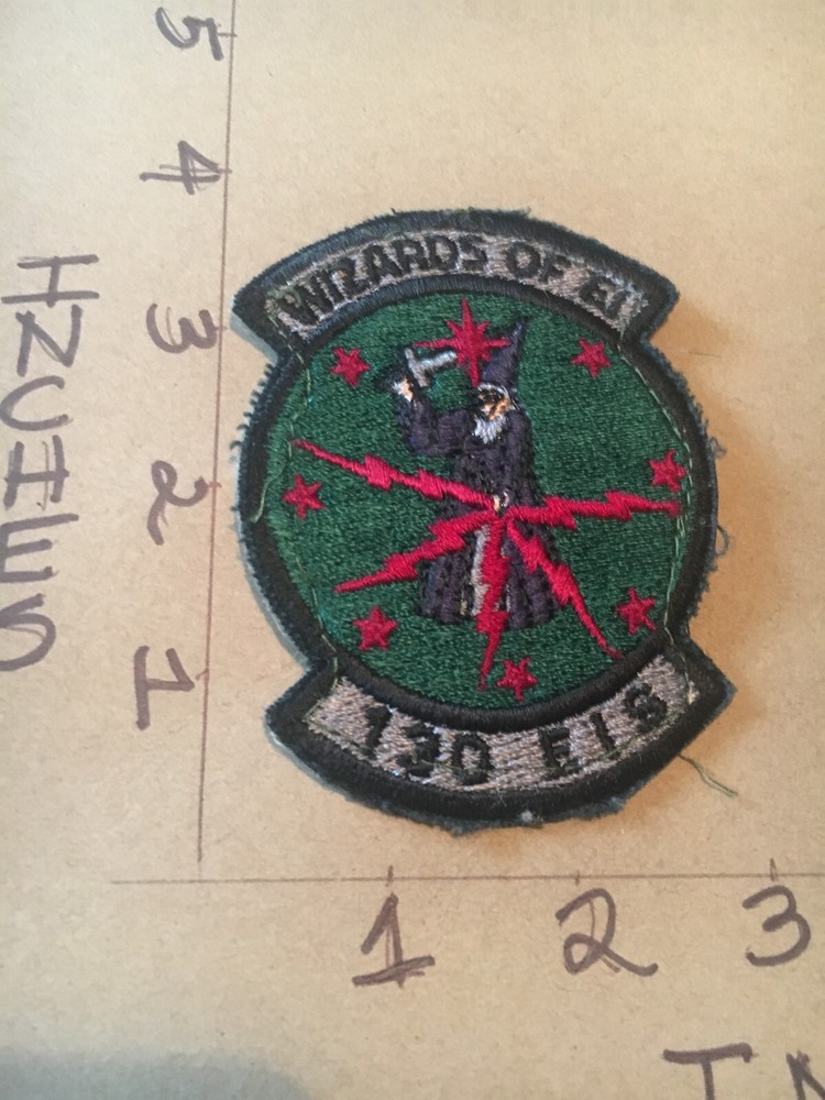 USAF 130th EIS Squadron subdued patch 5/28/25