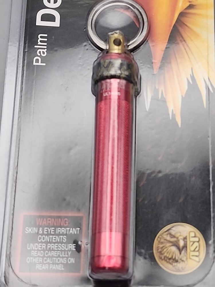 ASP Palm Defender Red ORMD 4 1/2" overall. Aluminum constructon NOS