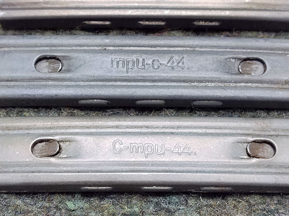 Scarce WWII German 1944 Dated (C-mpu-44) K98 Mauser Stripper Clips, Lot of 5