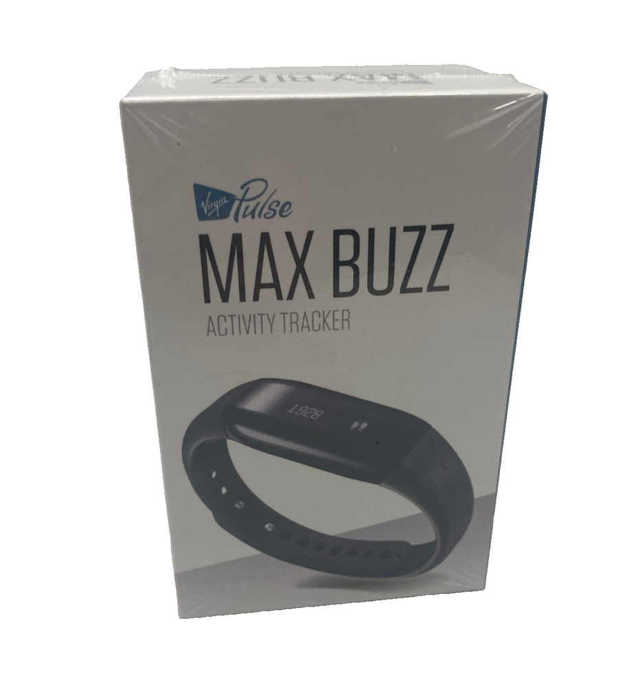 Virgin Pulse Max Buzz Activity Tracker  - Black NEW Free Post