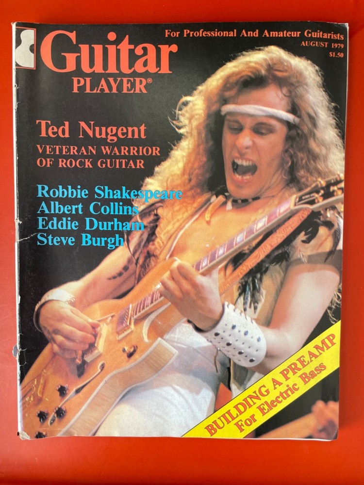 August 1979 TED NUGENT Guitar Player Magazine