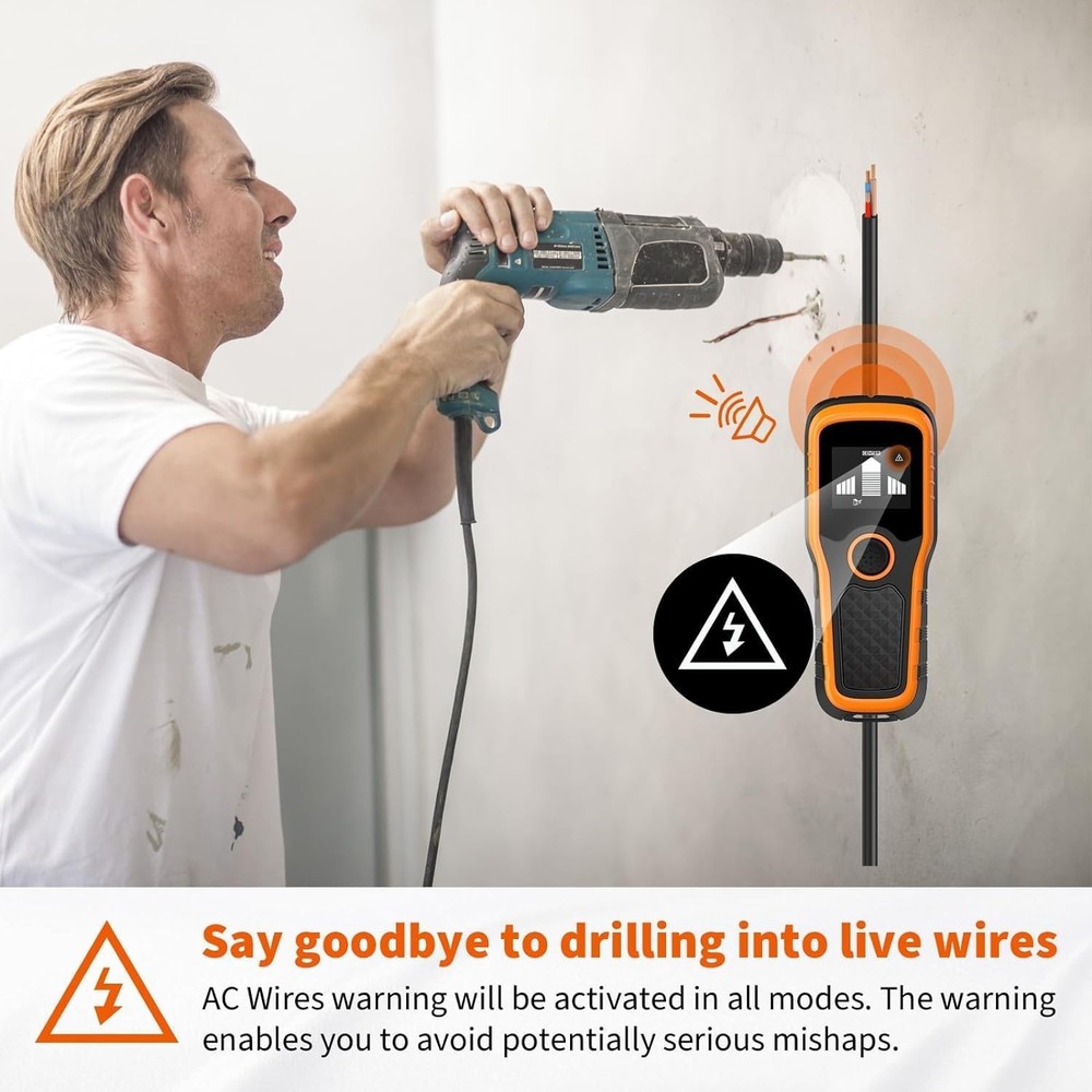 Wall Detector Five-in-One Detector with Enhanced Smart Chip