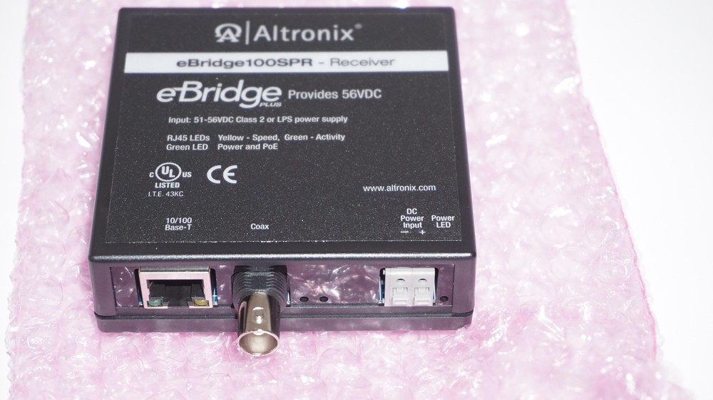 ALTRONIX EBRIDGE100SPR EOC RECEIVER|POE/POE+/HI-POE eBridge200WPM/eBridge4SPT