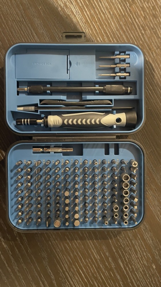 130 In 1 Precision Screwdriver Kit - Black option