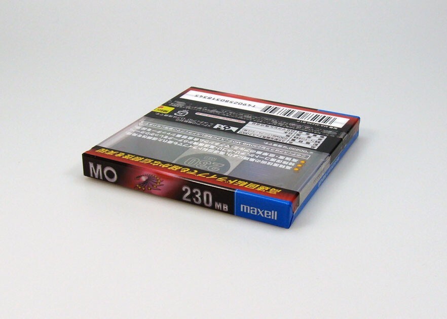 1x Unopened Maxell 3.5inch 230MB Rewritable MO Disk / unformatting