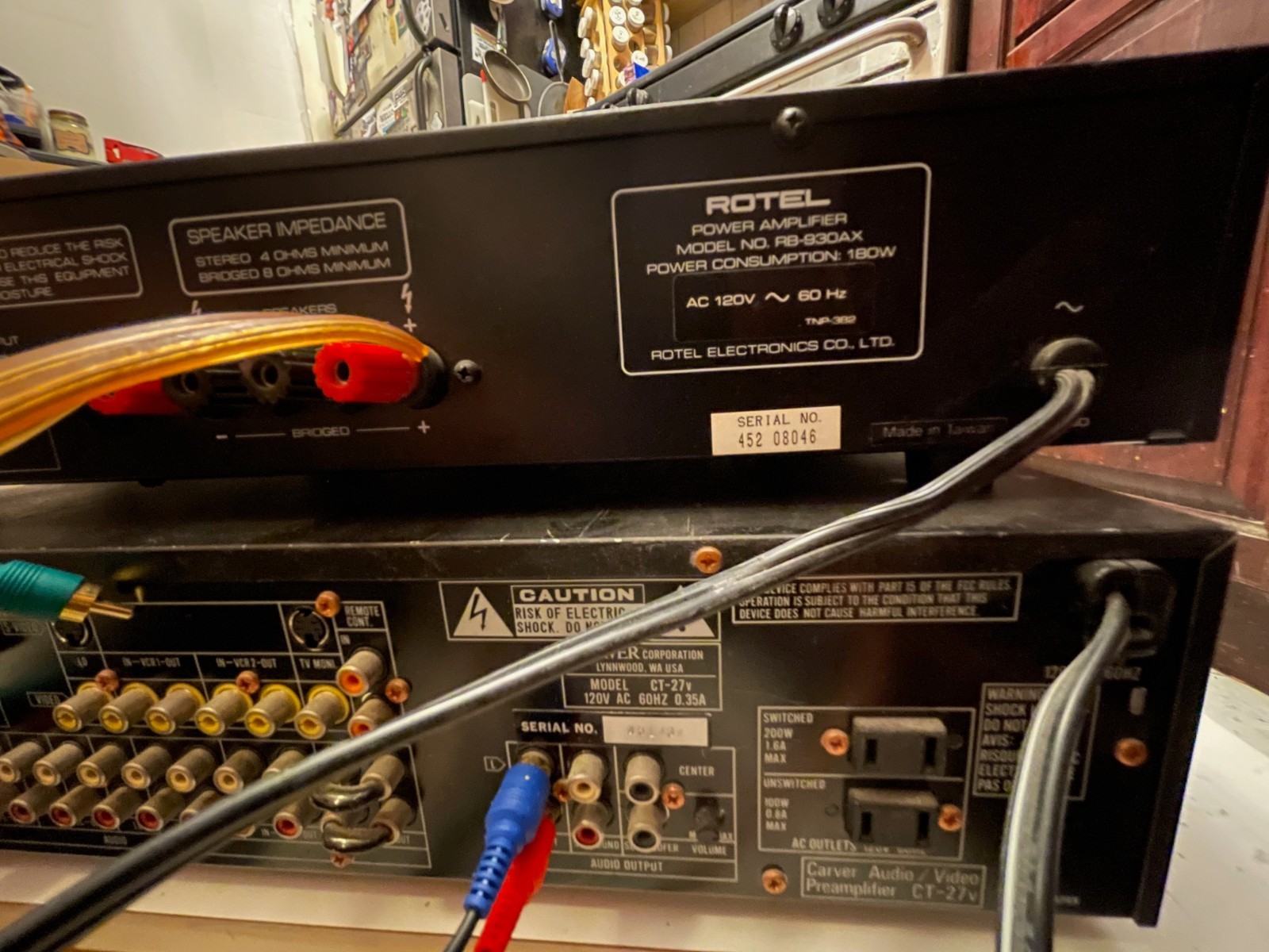 CARVER CT-27v A/V Preamplifier/Tuner