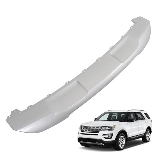 Front Bumper Lower Valance Glossy Silver Plastic Replacement for 2016-2017