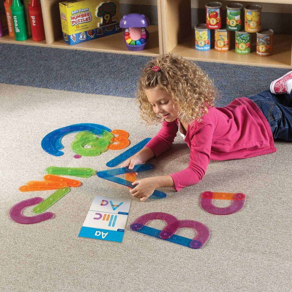 Learning Resources Letter Construction Activity Set, Educational Toys, Ages 3+