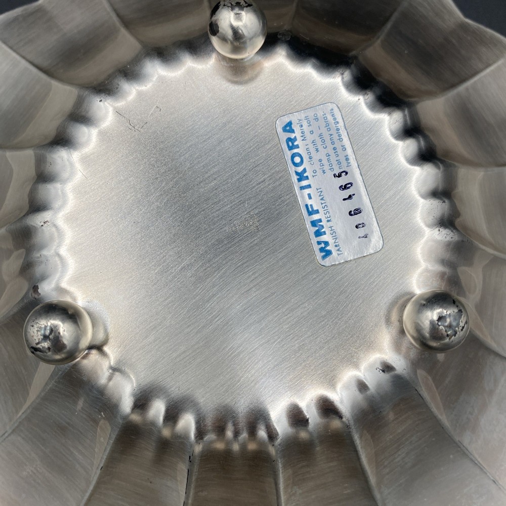 WMF IKORA Germany Footed Silver plate Decor Bowl Vintage - tarnish resistant