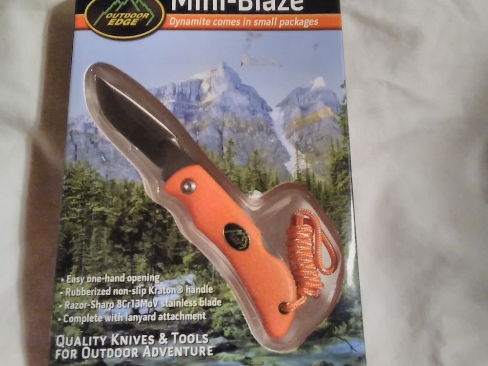 OUTDOOR EDGE MINI BLAZE KNIFE