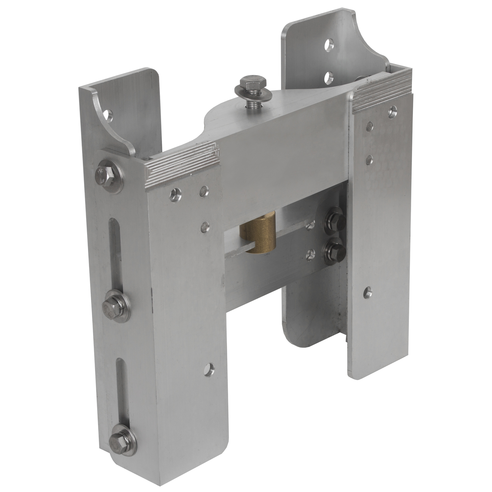 Adjustable 4'' Outboard Boat Aluminum Jack Plate Tool Silver