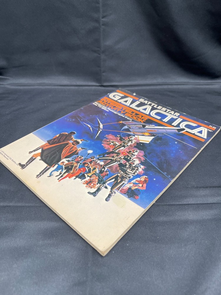 1978 Battlestar Galactica Interstellar Activity Book- Unused