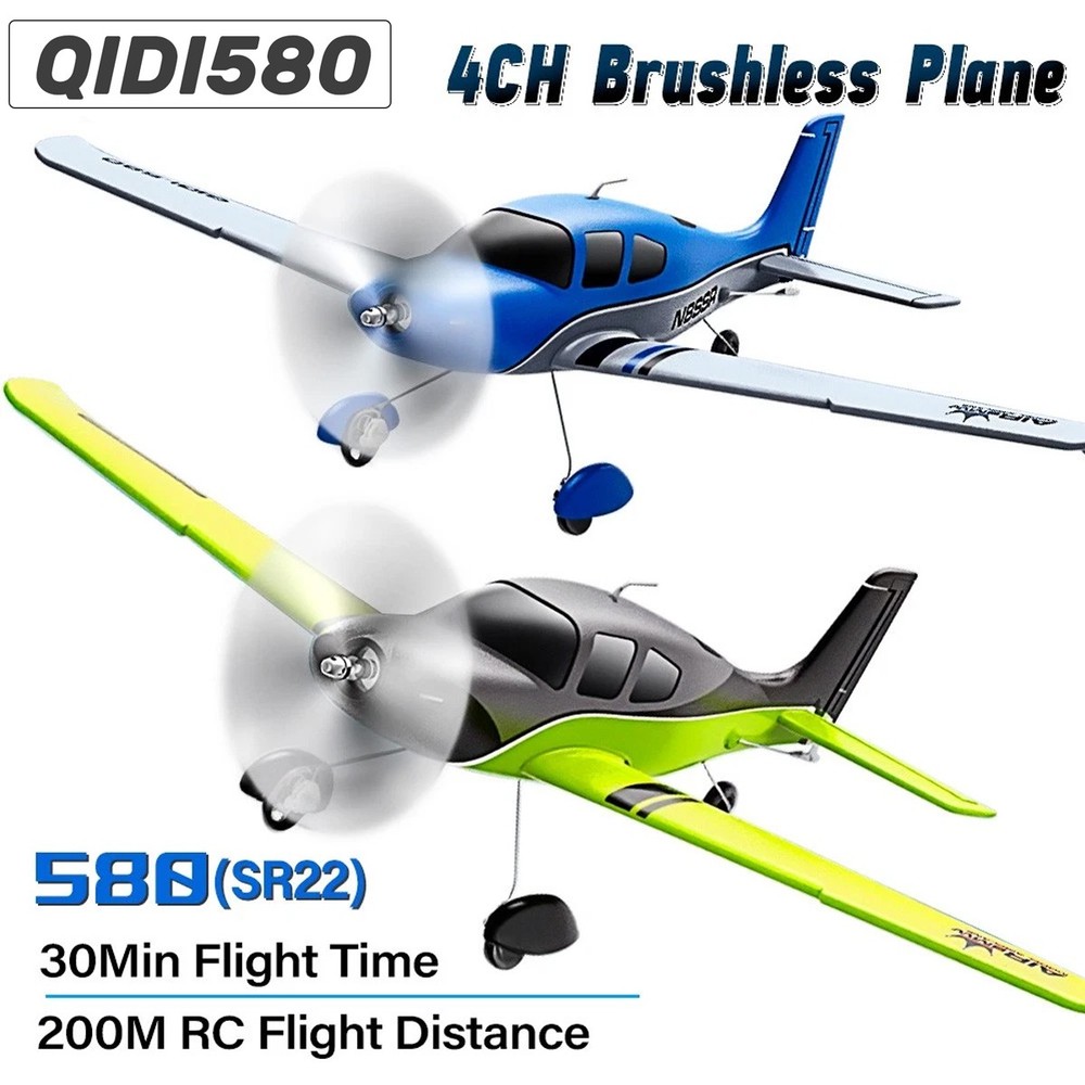 Brushless RC Glider Plane 4CH 2.4G Remote Control EPP Foam Fixed Wing Airplane