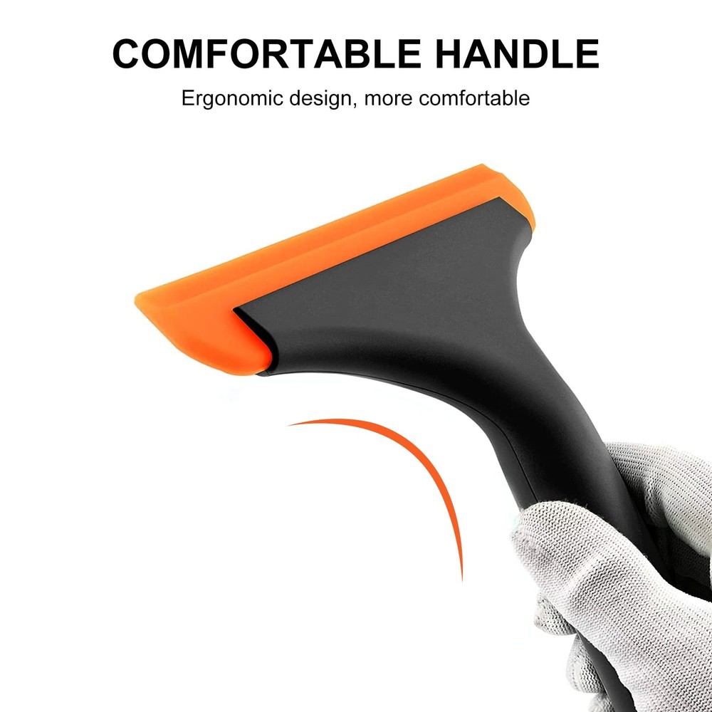 SetSail Shower Squeegee for Glass Doors, Small 1 Pack, Black