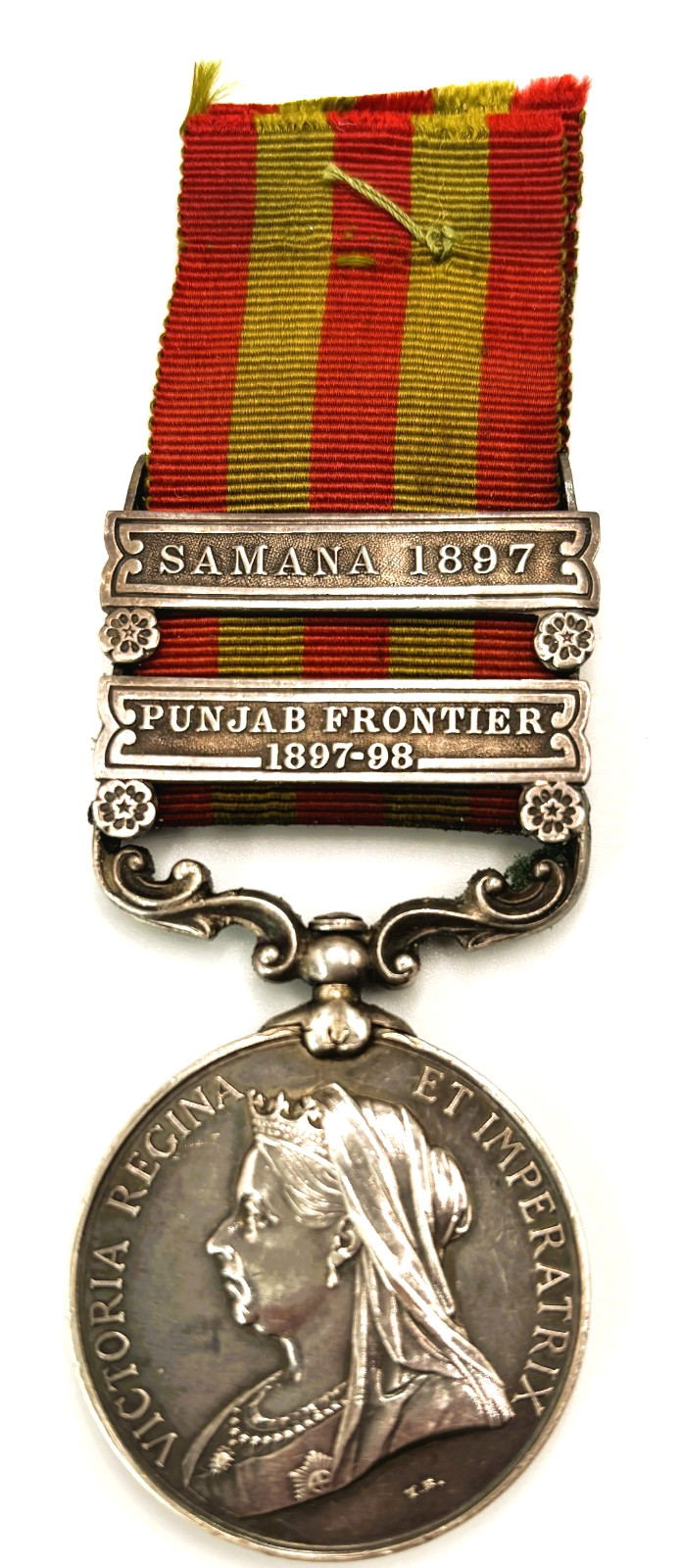 British India General Service Medal Ribbon Samana 1897 Punjab & Frontier 1897-98