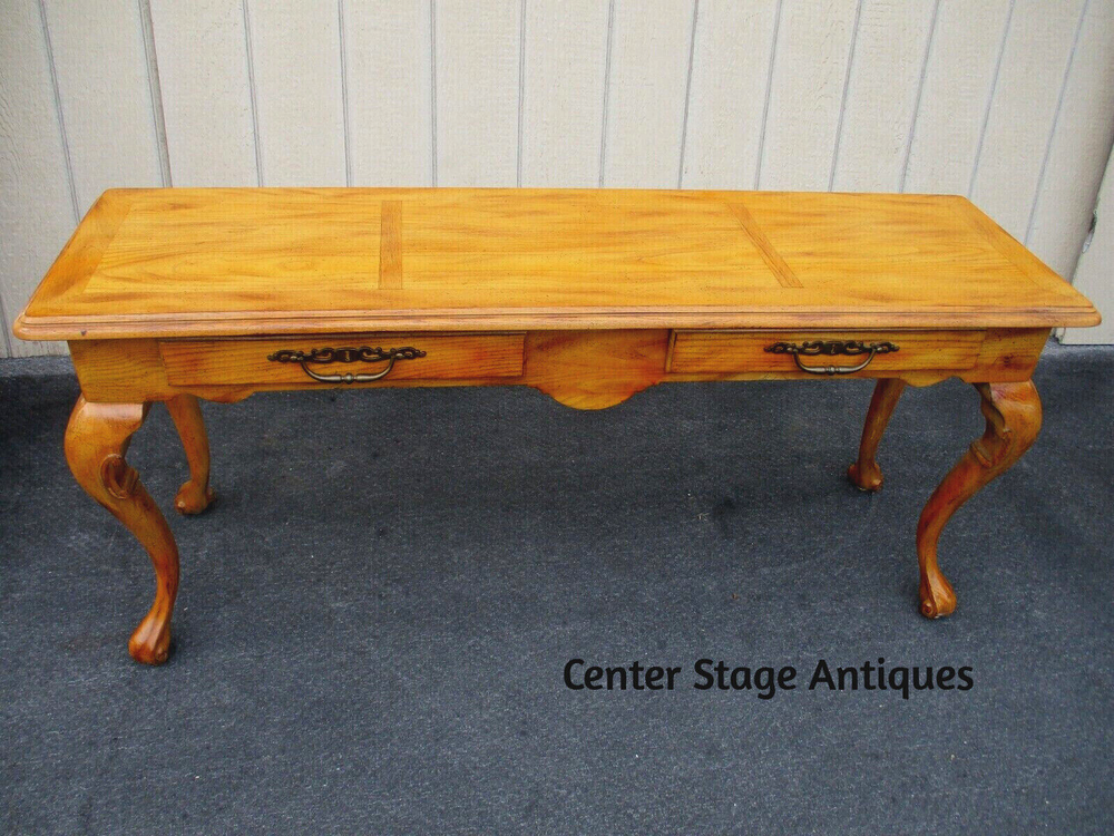 63695 Oak Console Table Server Sideboard