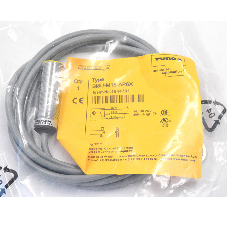 TURCK BI8U-M18-AP6X 1644733 Inductive sensor PNP #