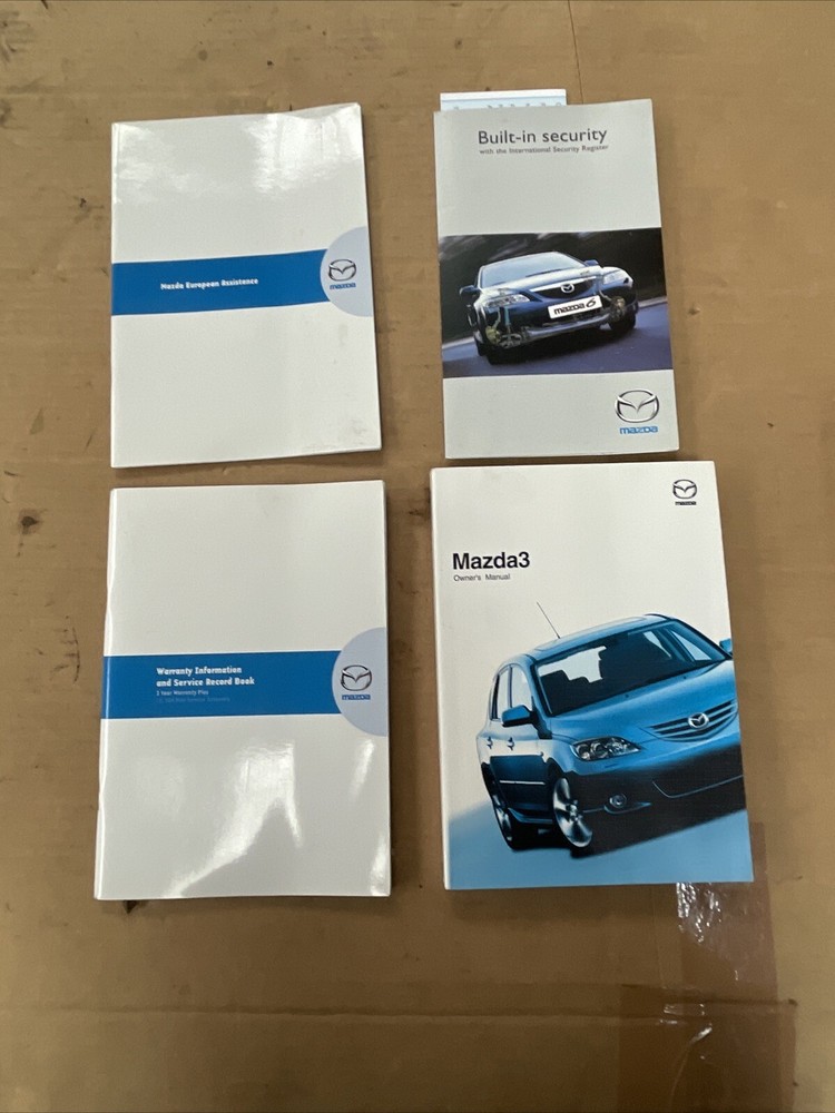 Mazda 3 Owners Manual Hand Book