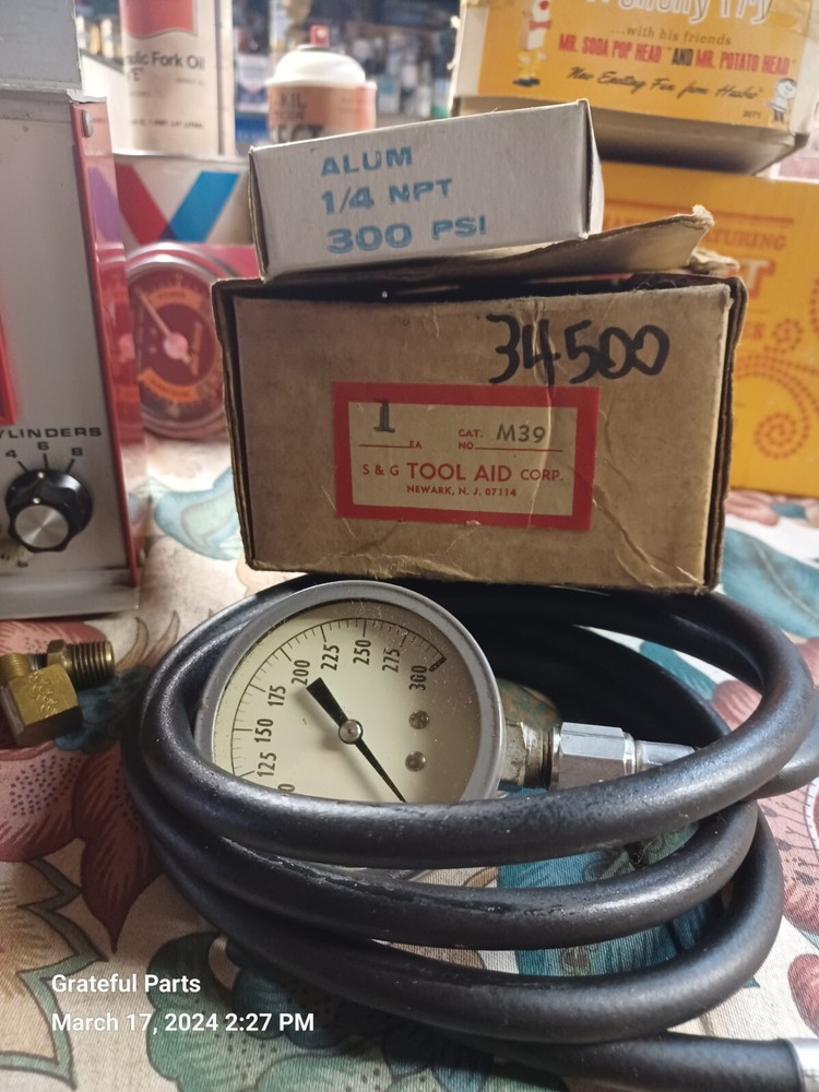 Actron Engine Analyzer & S&G M39 Compression Gauge