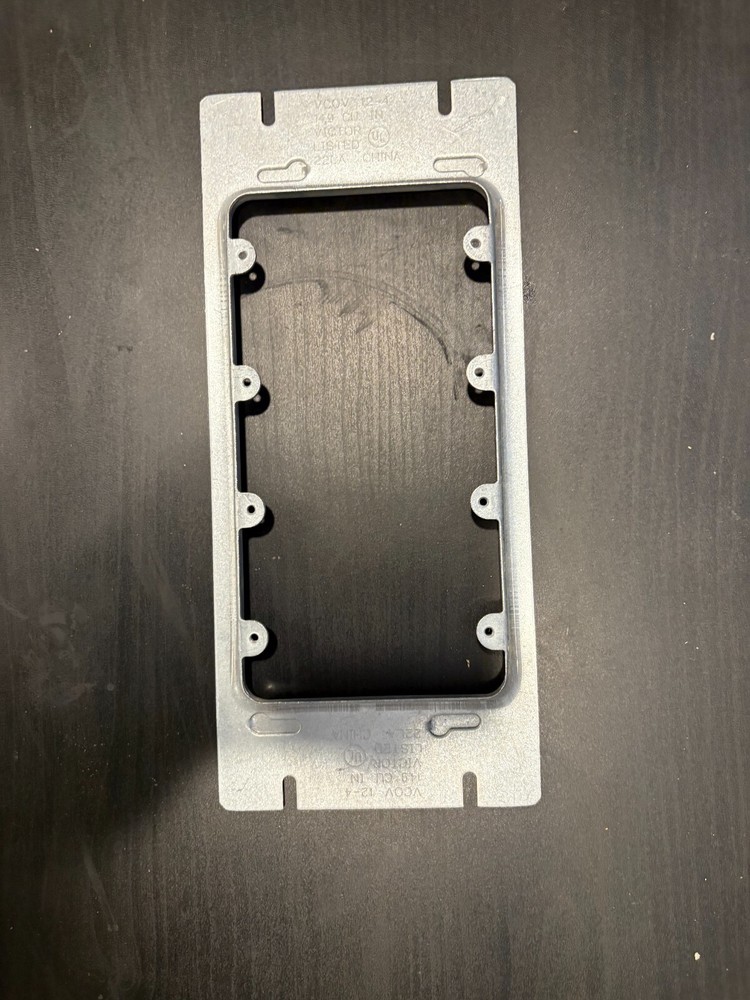 4 Gang Mud Ring 1/2" Raised