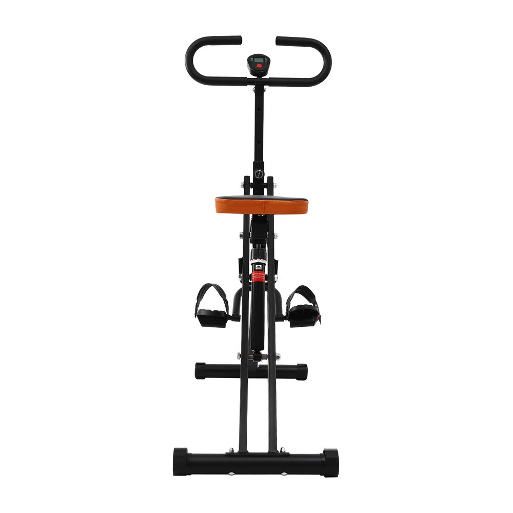 264 lbs Adjustable Squat Machine Trainer Rowing Machine For Ab Workout Glutes