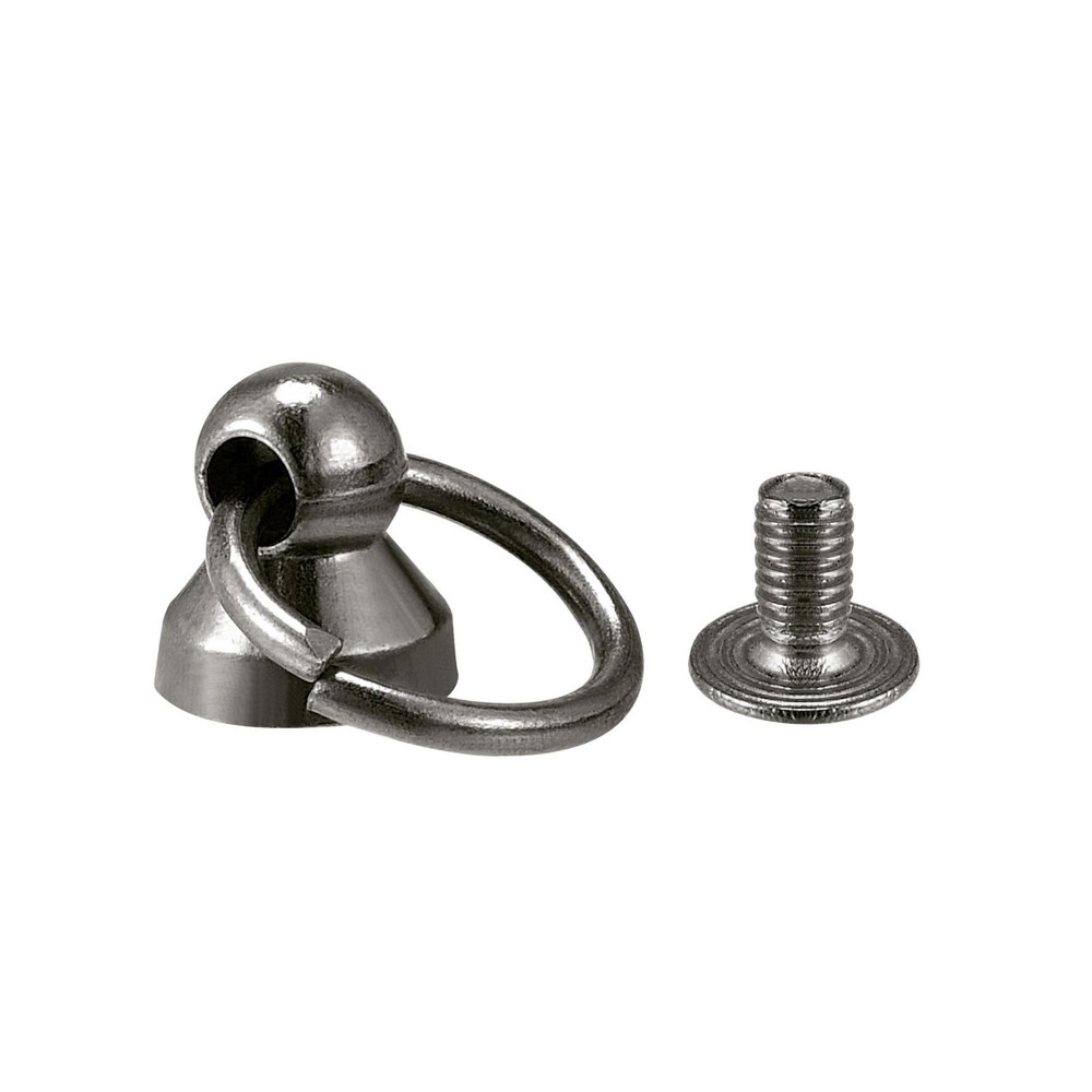 0.43" Toroidal Joint Button Pin Rivets Screw Bow Grey 10pcs