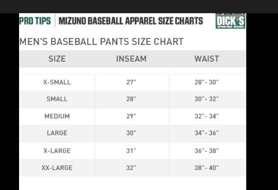 Lot Of 2 MIZUNO Mens Large 17” Inseam White Performance BASEBALL PANTS 1 Practic