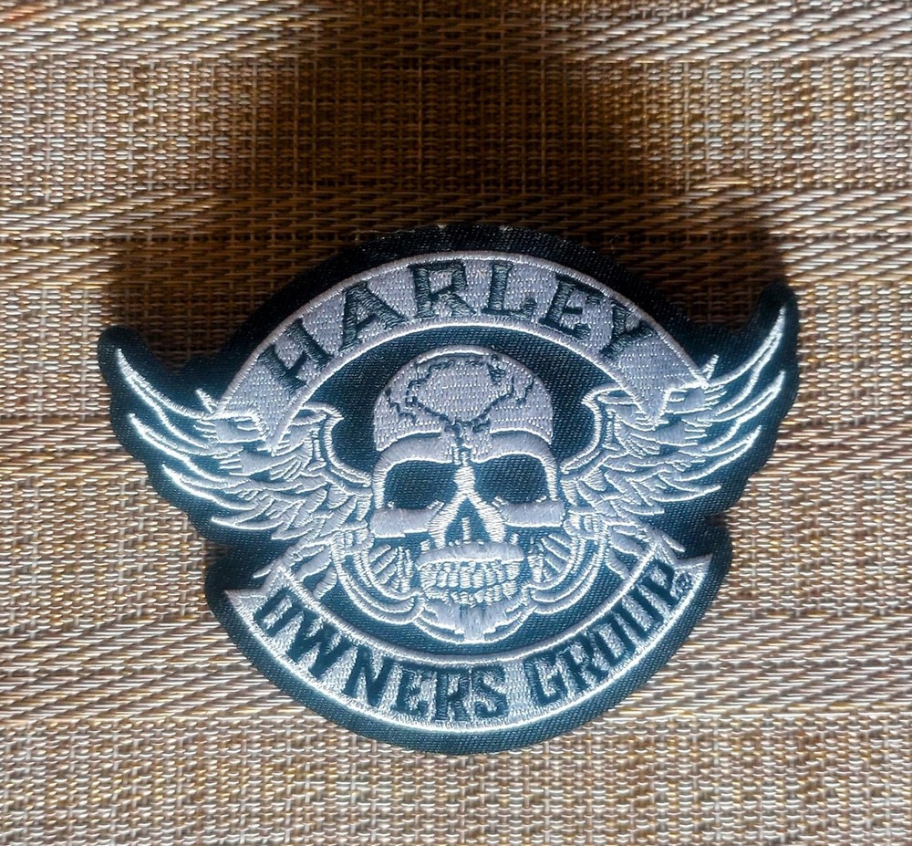 Harley Owners Group Winged Skull Patch