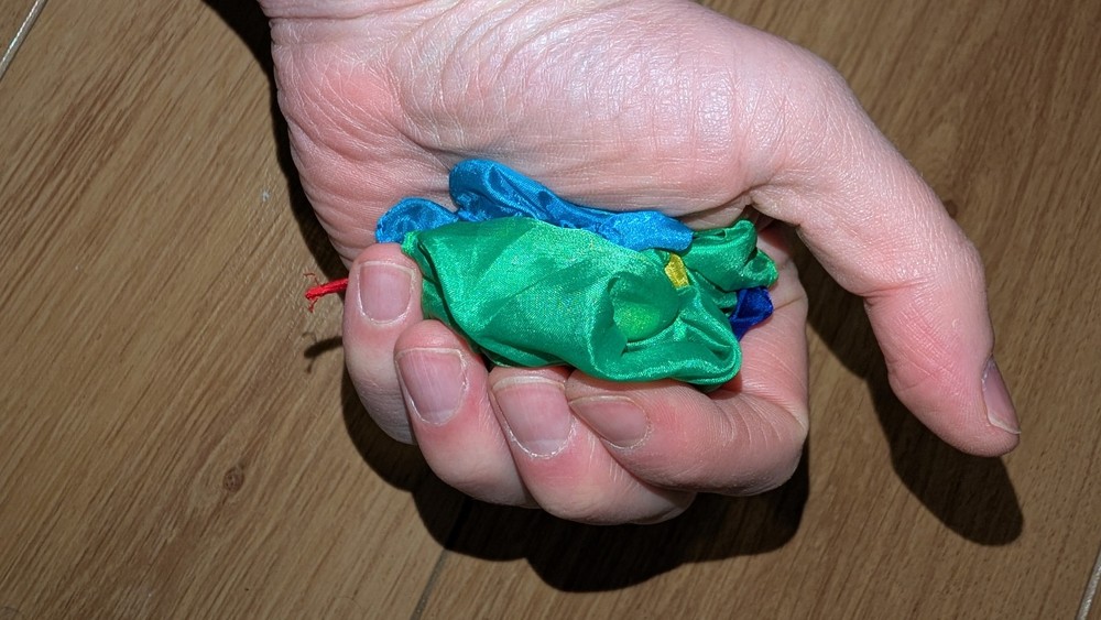 Magic handkerchiefs - fold up very small, can make appear easily