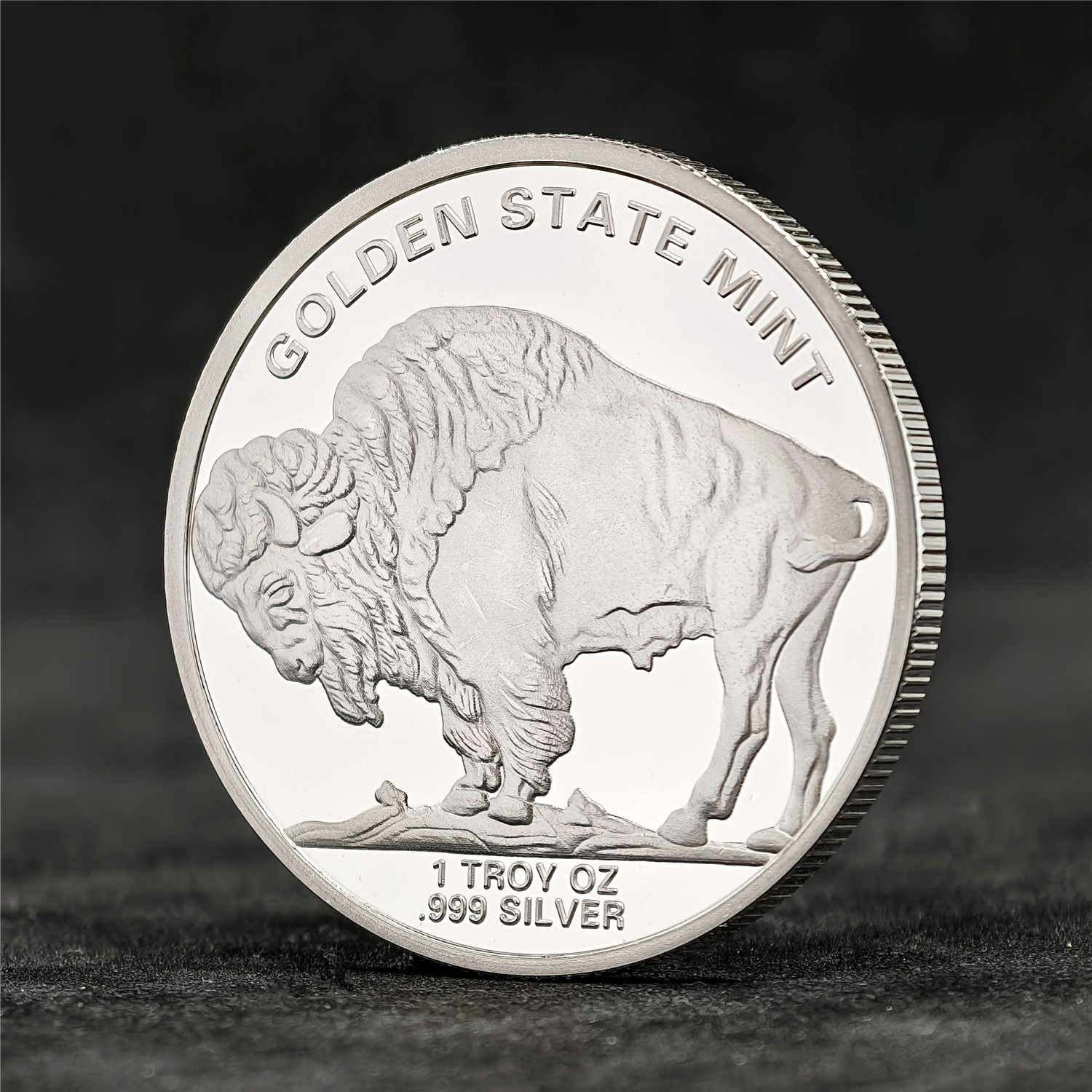 Random Mint 1-oz Silver Buffalo Round BU