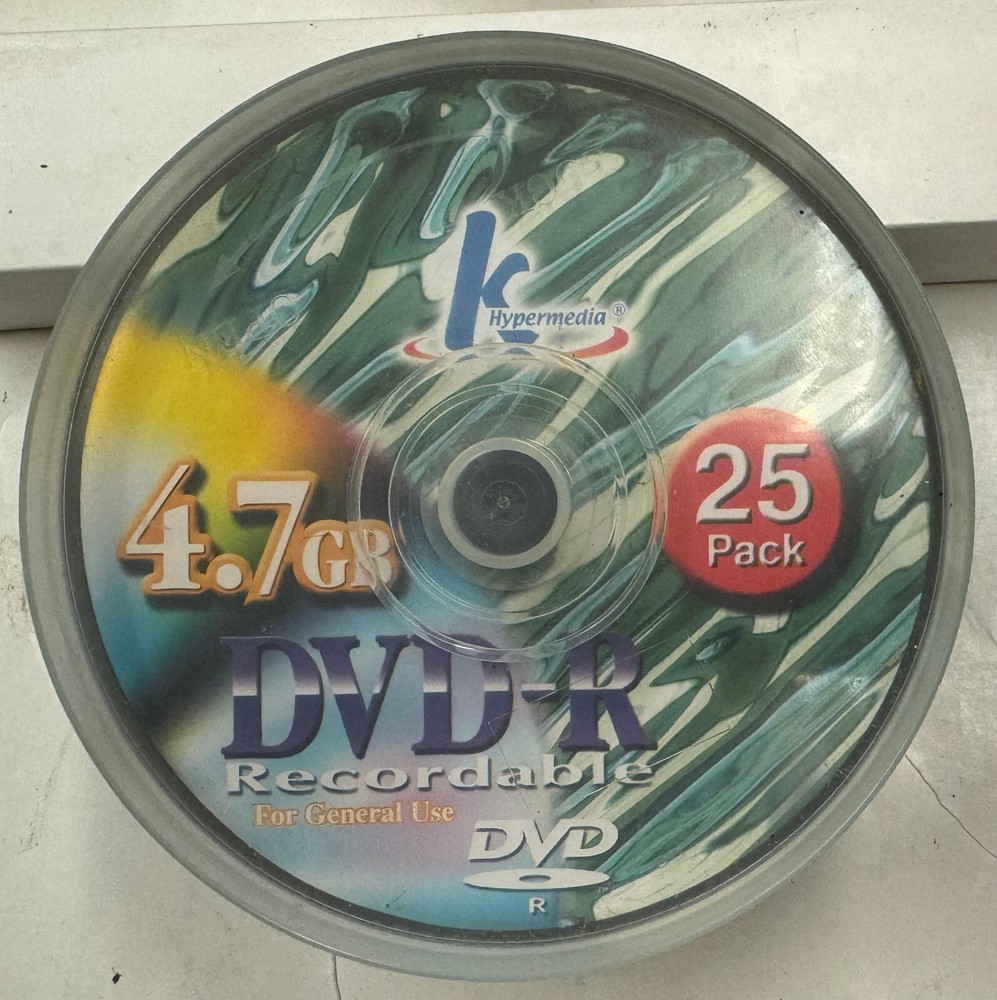KHypermedia "DVD-R Recordable 4.7GR 25 Pack