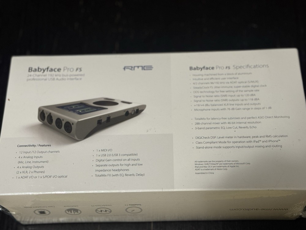 RME BABYFACEPROFS USB Audio Interface