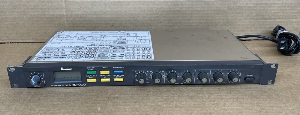 Ibanez DM1000 Digital Delay ~ Vintage Multi-Effects Processor Partially Tested