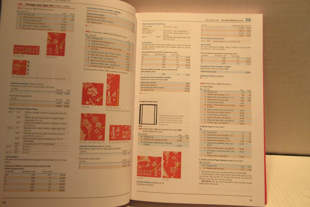 Stanley Gibbons Great Britain Specialised Stamp Catalog Elizabeth II Pre Decimal
