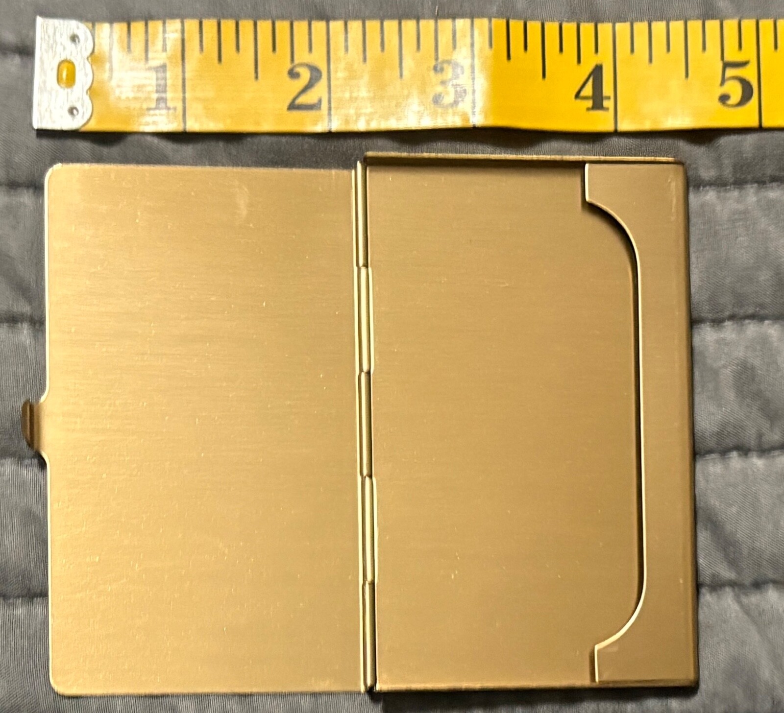 Awesome Rare US American Consulate Frankfurt Germany Metal Business Card Case