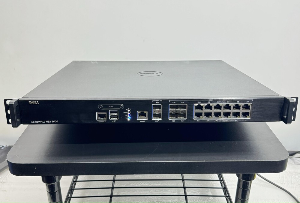Dell SonicWALL NSA 5600 Network Security Firewall Unit Appliance