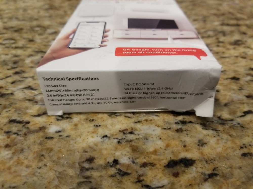 SwitchBot Hub Mini Smart Remote IR Blaster Link Switch Bot *OPEN-BOX/NEW*