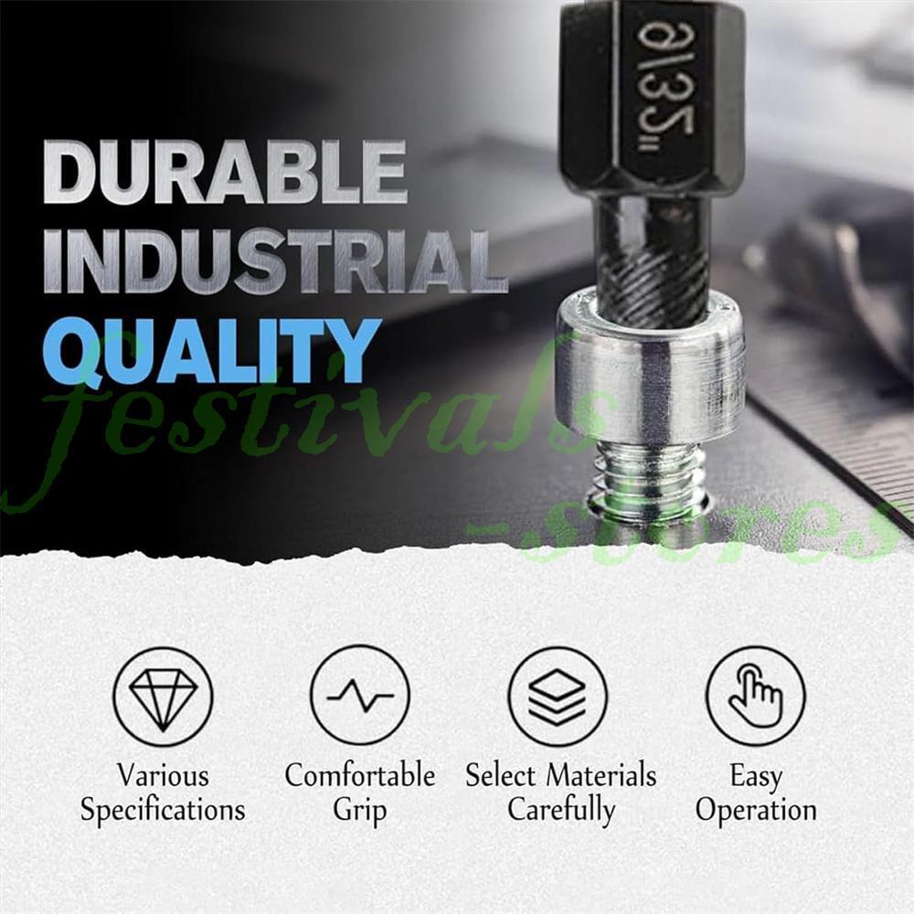 25 PC Multi-Spline Screw Extractor Set Hex Head Bit Socket Wrench Bolt Remover