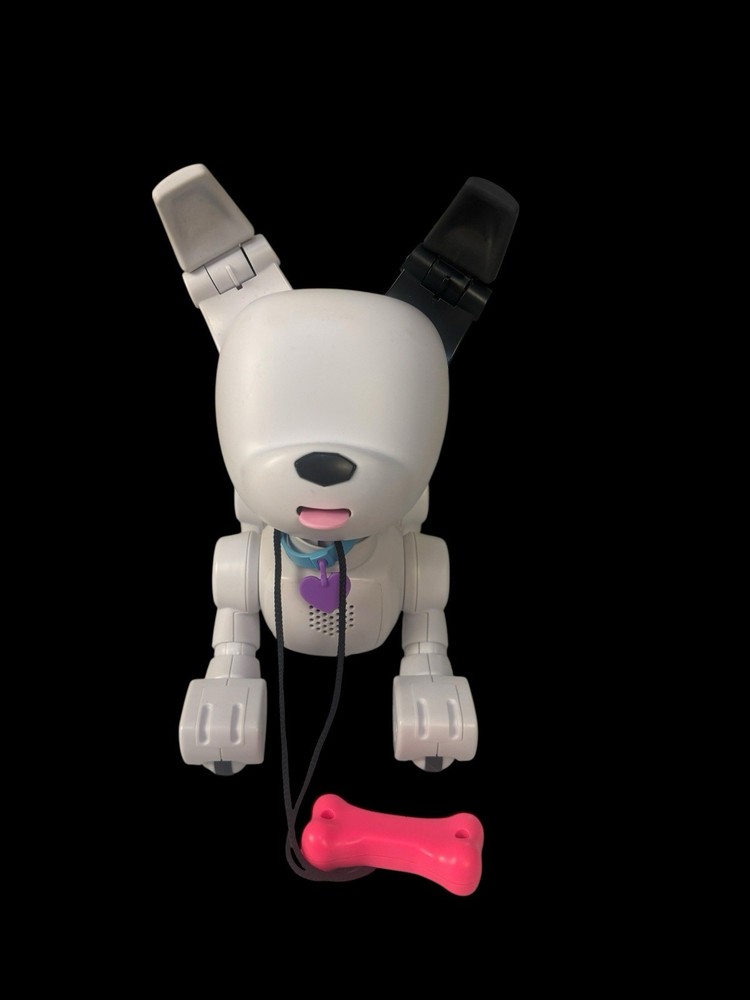 Dog-E Interactive Robot Dog with Colorful LED Lights, Tested- MISSING USB-cord