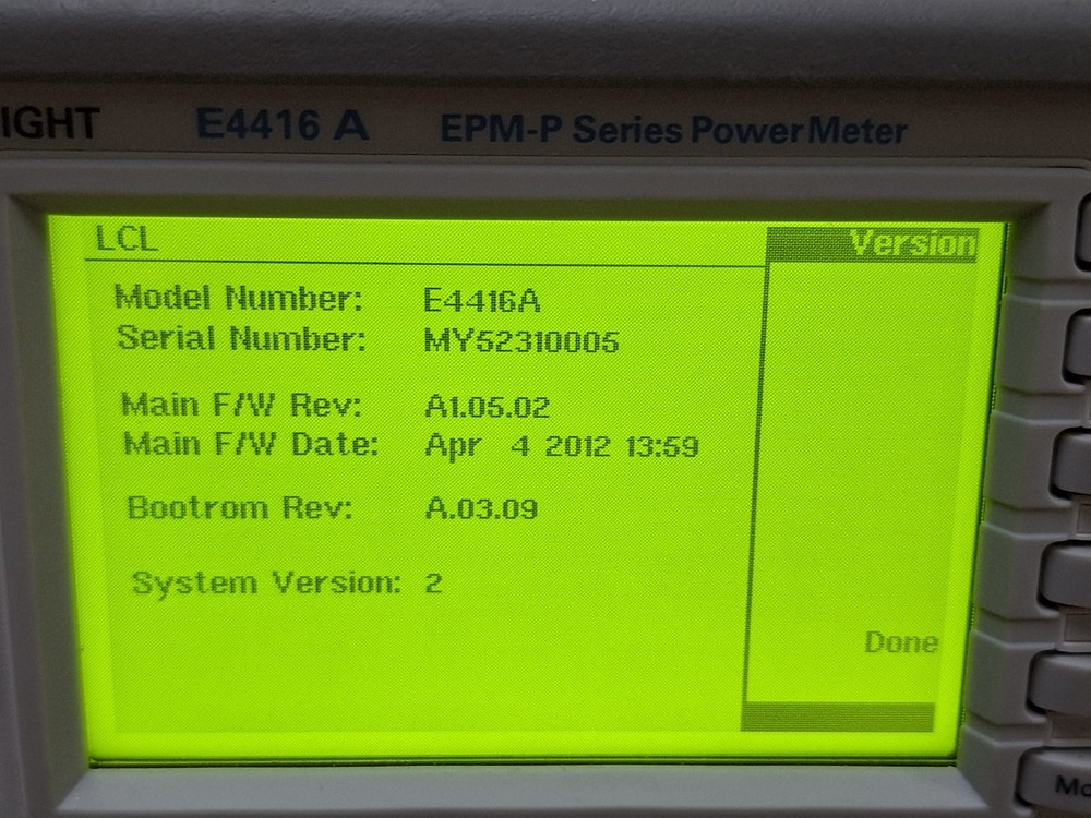 Keysight E4416A Power Meter (0005)