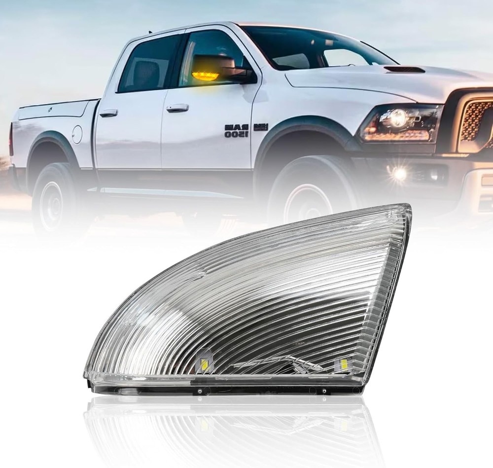 Front Mirror Turn Signal Puddle Light for Dodge Ram 1500 Left (Driver) Side