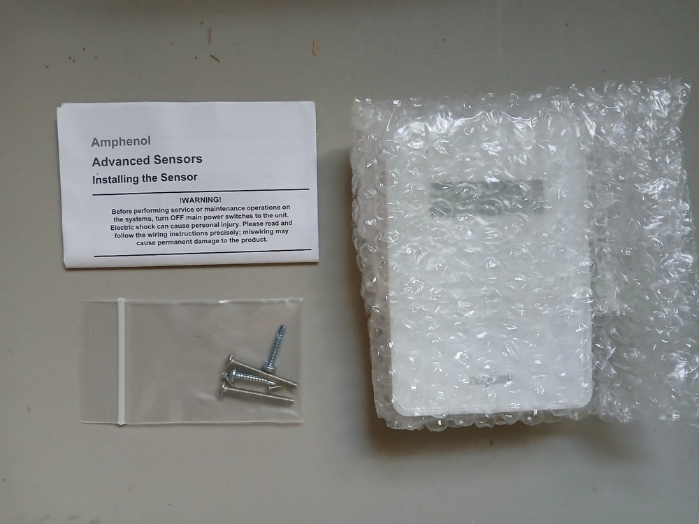 Amphenol Telaire T8100-D Ventostat CO2 Ventilation Controller TMP, LCD, WHT