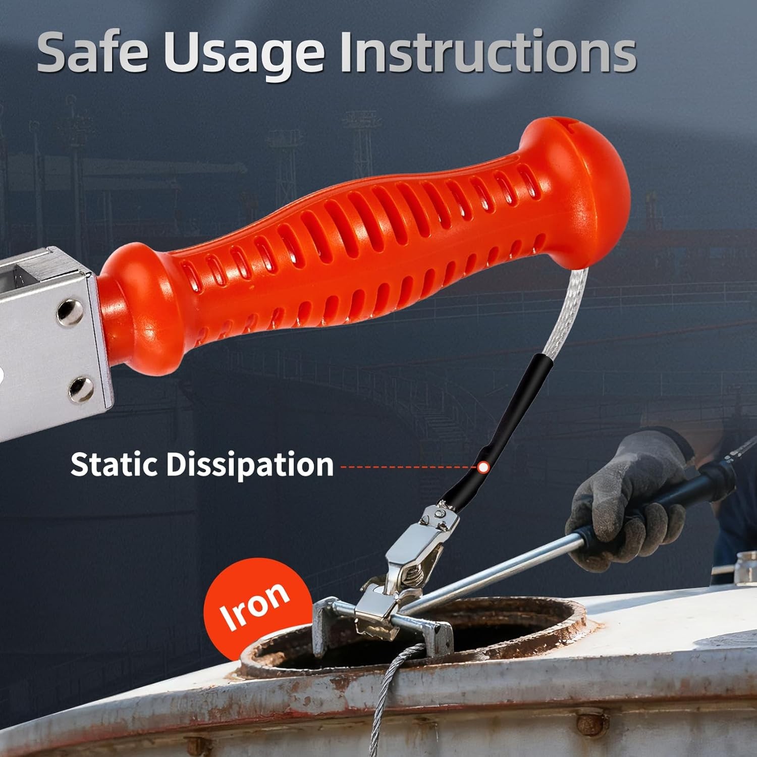 Oil Gauging Tape, Explosion-Proof Oil Tank Gauging Tapes, Stainless Steel Soundi