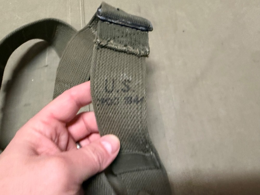 ORIGINAL WWII US ARMY M1944 COMBAT FIELD EQUIPMENT SUSPENDERS