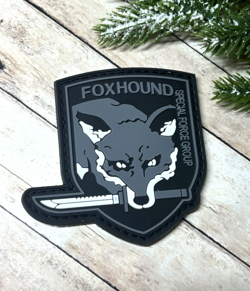 PVC Tactical Morale Patch - Fox Hound Patch - Metal Gear Solid FoxHound Patch