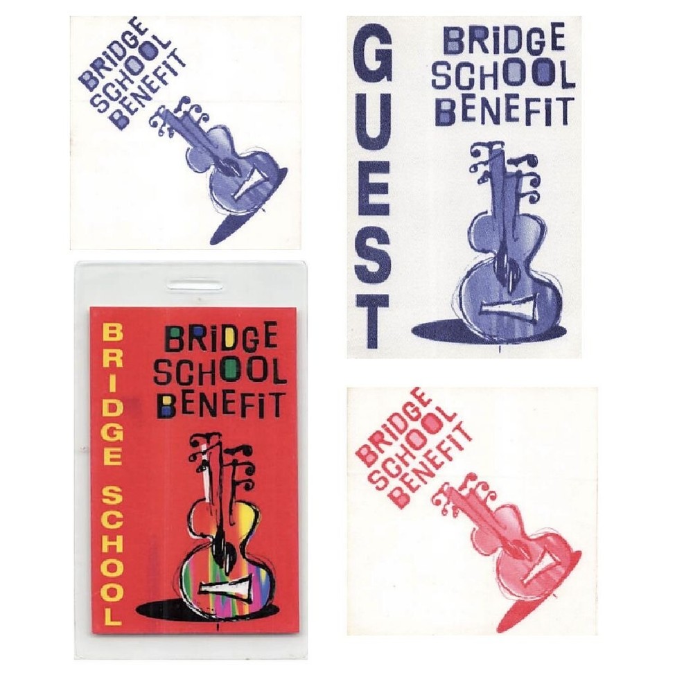 12th Annual Bridge School Benefit Backstage Pass  1998 Bundle 1