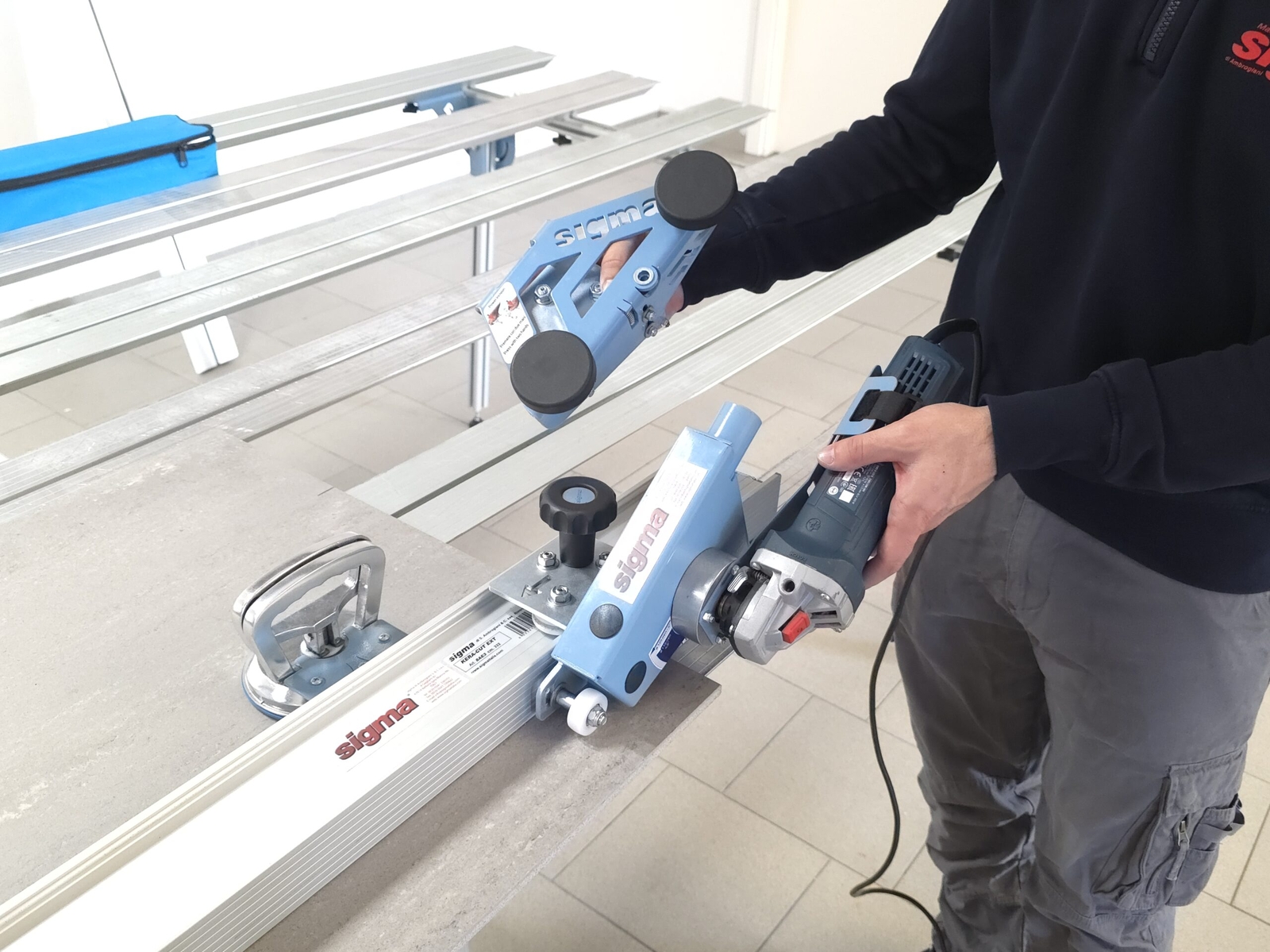 Cutting system Kera-flex ext for grinder in inches 5/8-11 unc Sigma 38f12pd