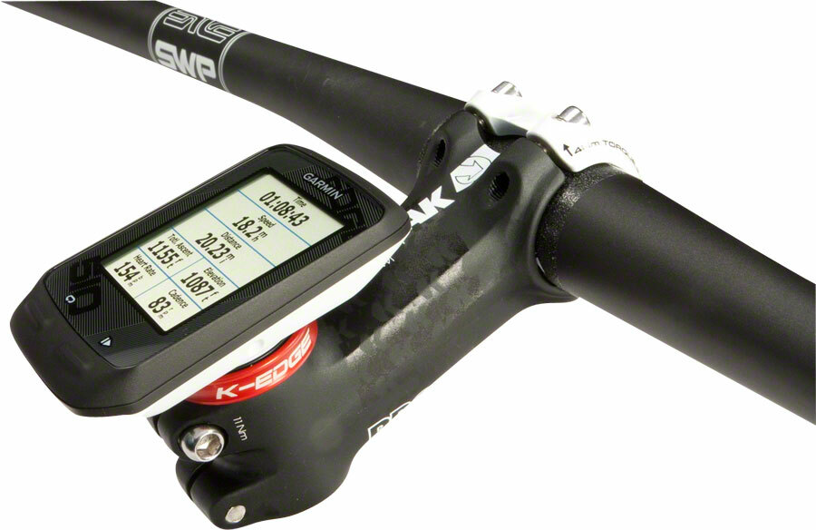 K-EDGE Gravity Stem Cap Mount for Garmin Quarter Turn Type Computers, Red