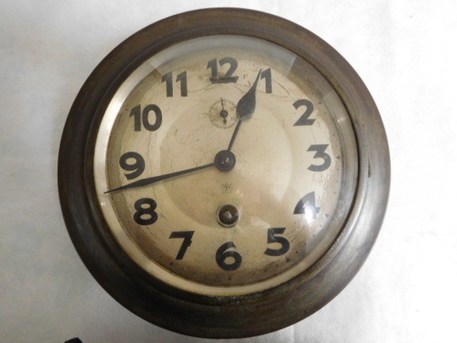 Rare Antique Junghans Marin Ship Clock Operation confirmed
